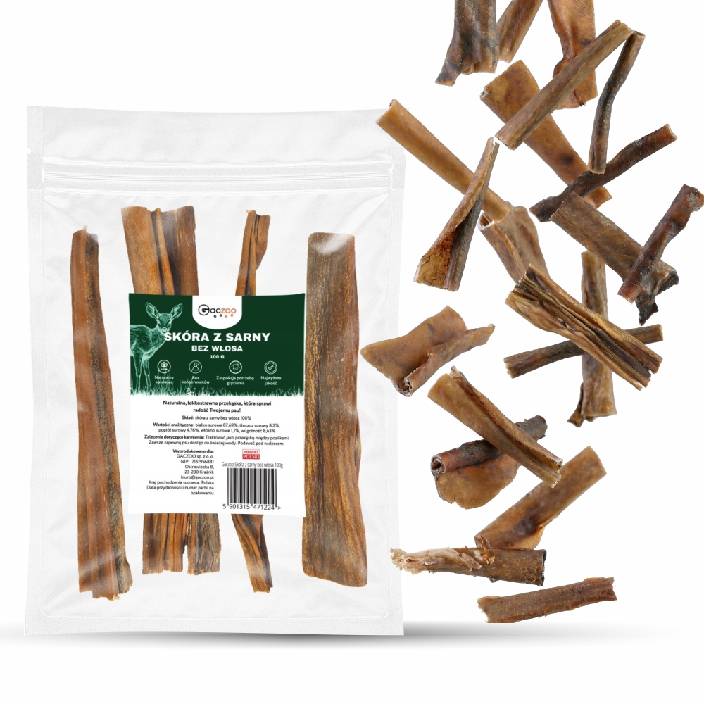 Przysmak dla psa ZESTAW STARTOWY suszone naturalne przysmaki dla psów 8x100g